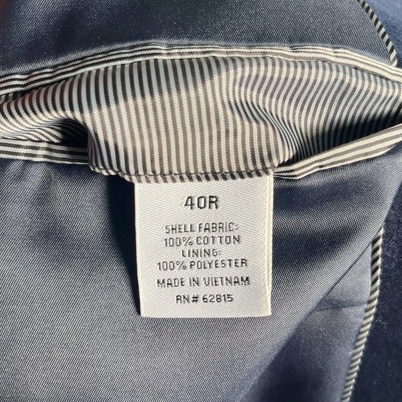 Men’s Blue Velvet Blazer - Picture 3 of 4